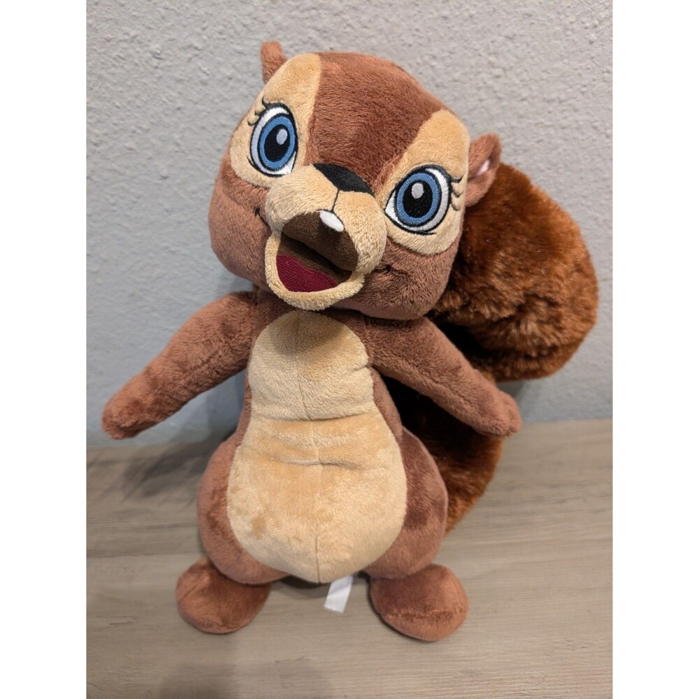 Great Wolf Lodge Sammy the Squirrel Fiesta Plush 15 in Brown Zipper Pocket - Picture 3 of 11